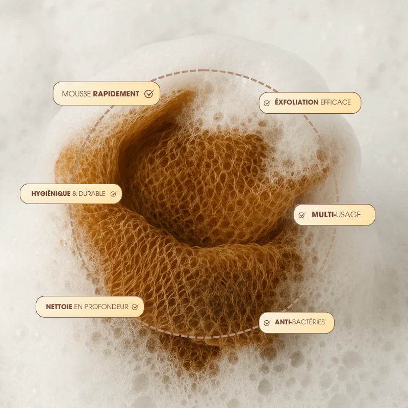 MagiScrub™  - Éponge Exfoliante Maillée d’Afrique (Pack de 2)