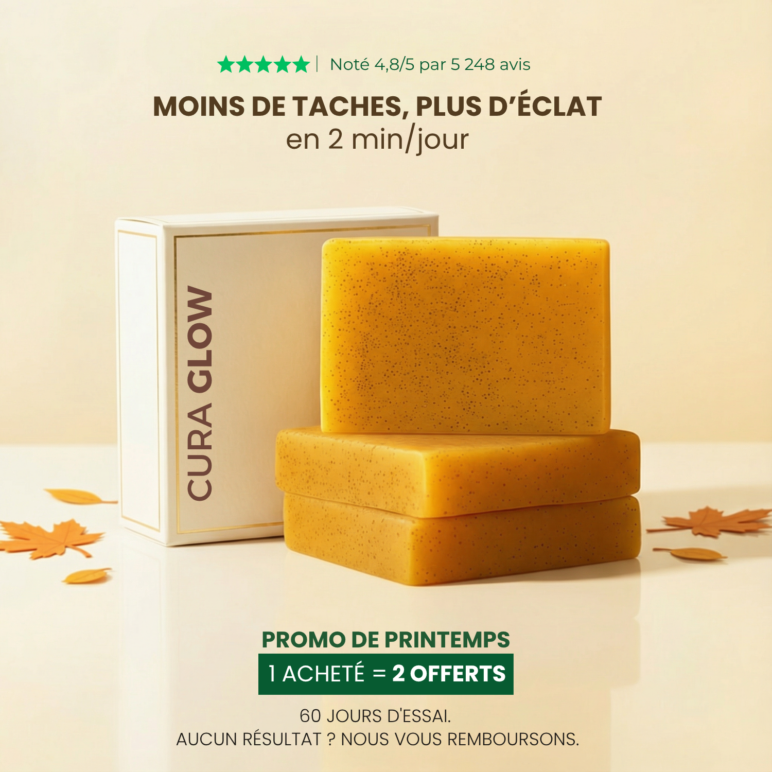 Savon Anti-Taches & Hyperpigmentation  (+200g OFFERTS)
